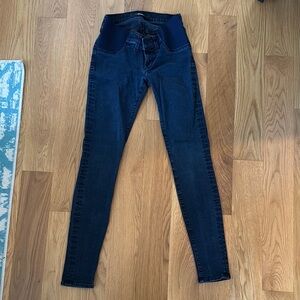 J Brand Mama J Maternity Blue Stretchy Slim-Fit - Super Skinny Size 25
